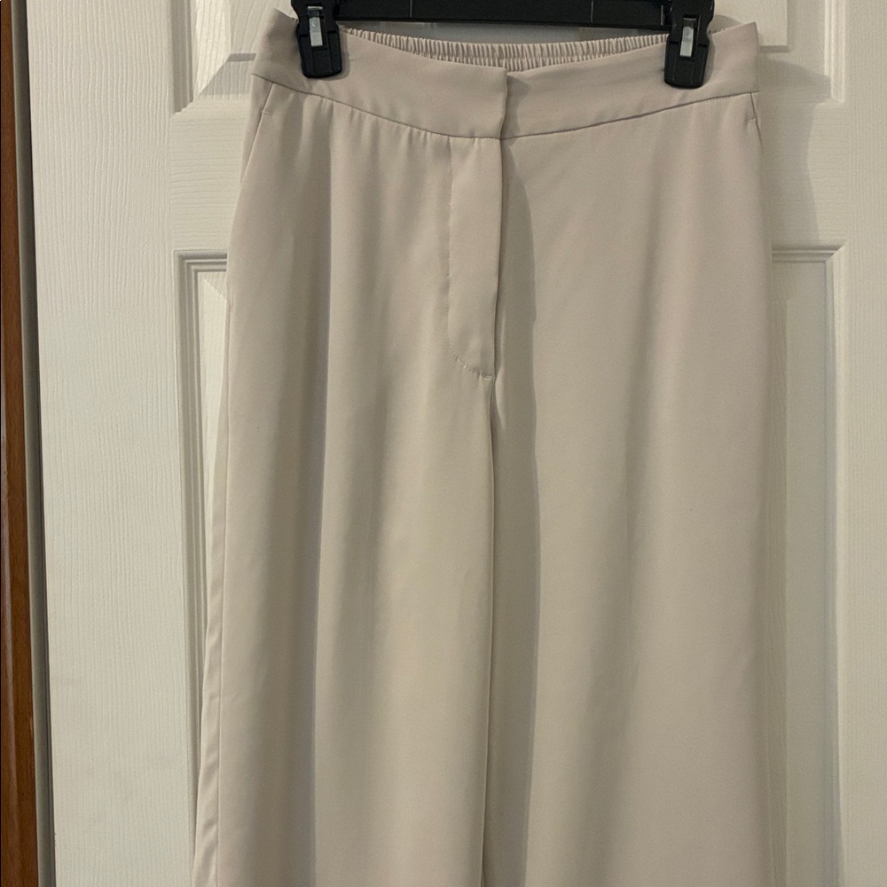 Quince Soft Cream Wide Leg Trousers